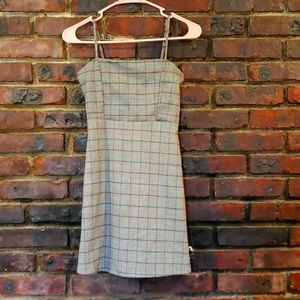 Plaid mini dress